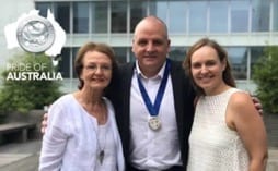 Brett Partington receives Pride of Australia award